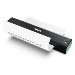 AIMO THERMAL PRINTER M08F 
Thermal printer
Suitable consumables : A4 thermal paper
Label size : Thermal A4 Paper (8.27" x 11.69" / 210 x 297 mm)
Printing speed : 15mm/s
Printing resolustion : 203 dpi


App : Phomemo
