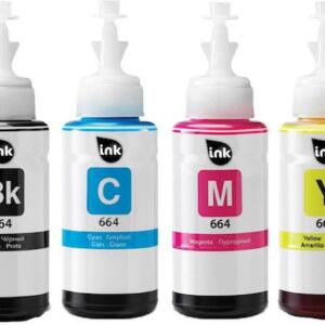 ΣΥΜΒΑΤΟ EPSON SET  T6641,T6642,T6643,T6644 Συμβατά με τους εκτυπωτές: 
EPSON L-Series:L100, L110, L111, L200, L210, L220, L300, L310, L350, L355, L550, L555, L565, L551, L553, L565, L130, L358 EPSON EcoTank:L382, L301, L303, L351, L353, L358, L365, L363, L455, EPSON Expression Home:4550, 4500, 2550, 2500  EPSON EcoTank L-Series (Extra):L201, L211