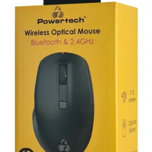 Ασύρματο Ποντίκι POWERTECH PT-1164 Bluetooth & 2.4GHz 1600 DPI Μαύρο