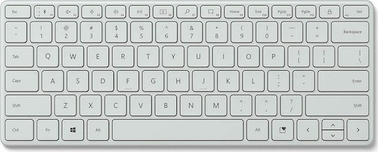 Microsoft Designer Compact Ασύρματο Bluetooth Πληκτρολόγιο Αγγλικό US Λευκό