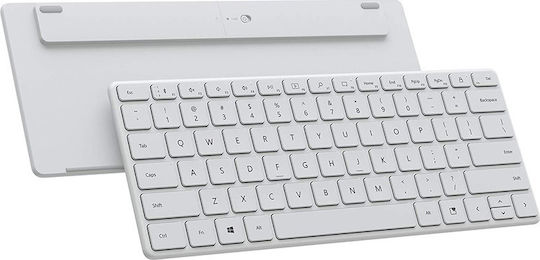 Microsoft Designer Compact Ασύρματο Bluetooth Πληκτρολόγιο Αγγλικό US Λευκό - Image 3
