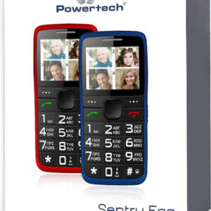 Powertech Sentry Eco Dual SIM Κινητό με Μεγάλα Κουμπιά