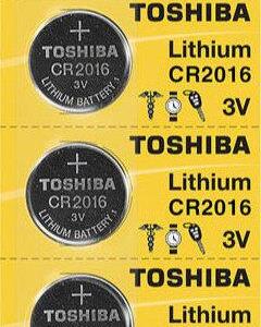 Μπαταριες Toshiba Αλκαλικες CR 2016 (1 ΤΕΜ)