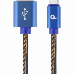 Gembird Καλωδιο Επενδυση Jeans USB 2.0 To Type-c 2 M