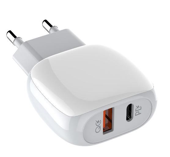 Ldnio A2313C Φορτιστης QC3.0 + PD 18W με Καλωδιο Lightning 1M - Image 2