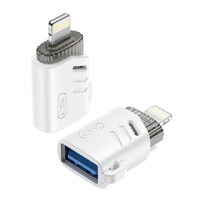 XO NB256A Usb-a Female TO Lightning OTG Adapter, Λευκο