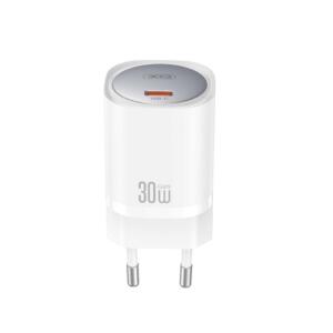 XO CE20 Φορτιστης 30W GAN 1 Θυρα PD, Λευκος