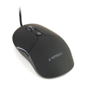Gembird Ποντικι USB Μαυρο MUS-UL-02, με LED