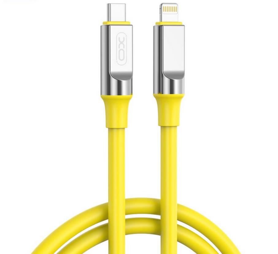 XO NB-Q252A PD 27W Type-c σε Lightning Καλωδιο Φορτισης Σιλικονης...