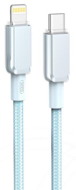 XO NB-Q250A Καλωδιο Φορτισης Typec σε Lightning, 27W, Γαλαζιο