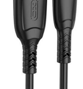 XO NB245 Καλωδιο Φορτισης Σιλικονης Suluo Series Type-c, 1M, Μαυρο