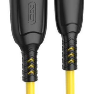 XO NB245 Καλωδιο Φορτισης Σιλικονης Suluo Series Type-c, 1M, Κιτρινο