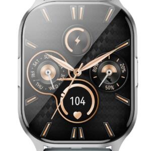 XO J10 Amoled Screen Star Mist Magnetic Square Smart Watch, Call Fu...