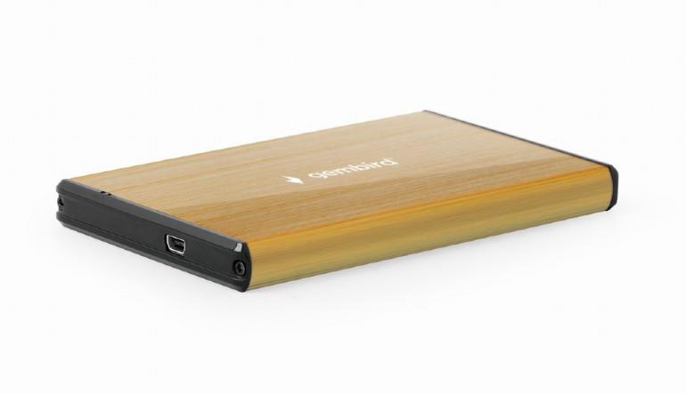 Gembird Θηκη για HDD 2.5" USB 3.0 Χρυση