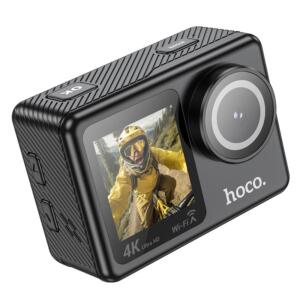 Hoco DV101 Sport Καμερα με Διπλη Ενχρωμη Οθονη Μπρος Πισω , Μαυρη