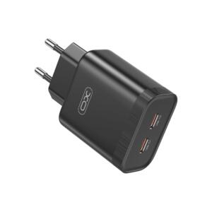 XO L105 Φορτιστης 35W, 2 Θυρες PD , Μαυρος
