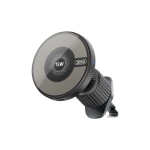 XO CX025 Ασυρματος Φορτιστης Aytokinhtoy 15W, Μαυρος