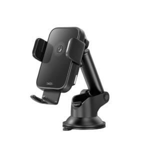 XO WX036 Ασυρματος Φορτιστης Aytokinhtoy με Βραχιονα, 15W, Μαυρος