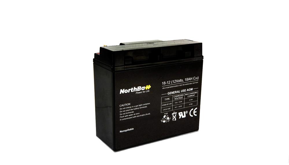 Northbatt Northbat Battery 12V 18AH