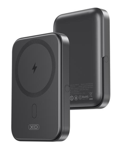 XO PR242 Ασυρματο Powerbank 15W, Magsafe, PD20W, 5000mah , Μαυρο