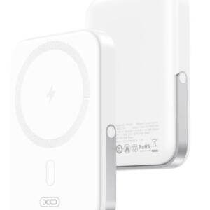 XO PR242 Ασυρματο Powerbank 15W, Magsafe, PD20W, 5000mah , Λευκο