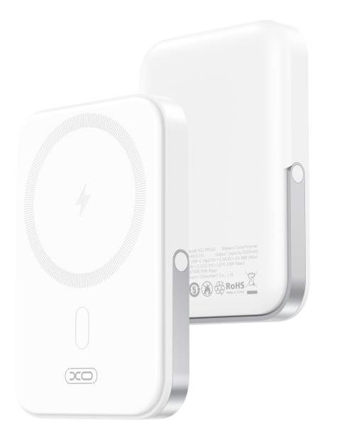 XO PR242 Ασυρματο Powerbank 15W, Magsafe, PD20W, 5000mah , Λευκο