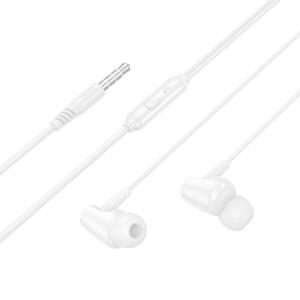 Hoco M112 Ακουστικα Handsfree Story 3,5mm, Λευκο