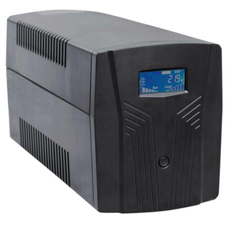 NG UPS 1200va/720w με AVR, Line Interactive, 3 Schuko, 2x 12V7A, Οθονη