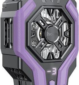 Hoco GM26 Ambitious Cooling Mobile Phone FAN, Μαυρο-μωβ