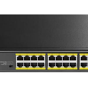 Cudy GS1028PS2 24-PORT Gigabit Poe+ Switch With 2 SFP Port, 300W