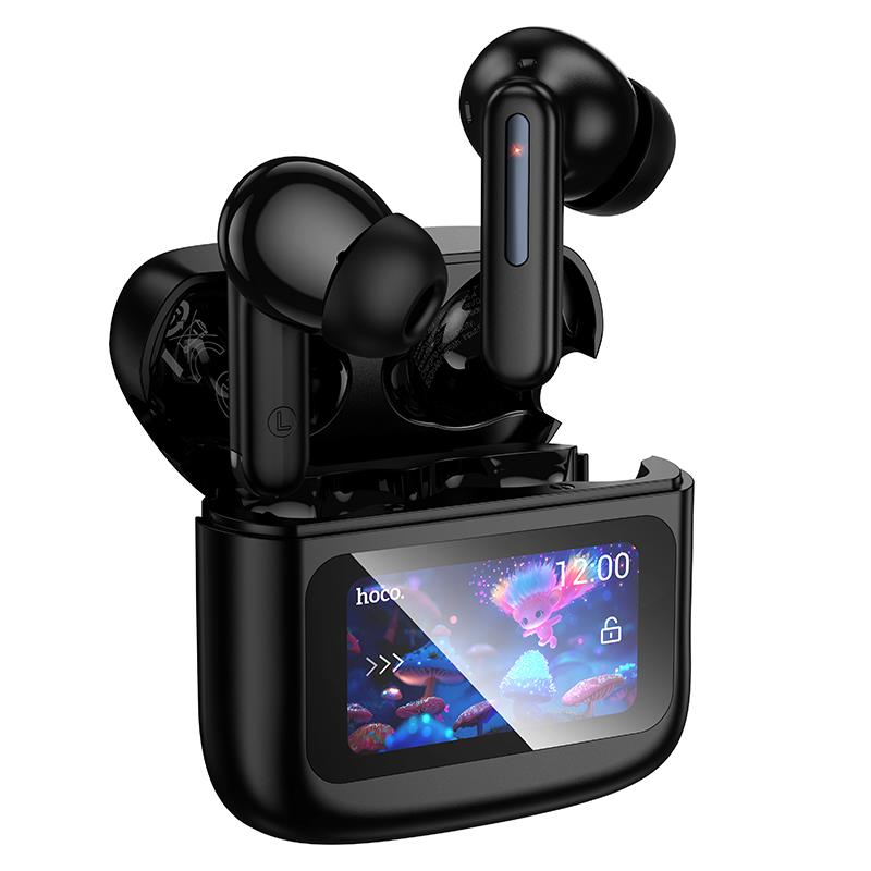 Hoco EQ14 Cool Color Bluetooth Ακουστικα, TWS, Θηκη με Οθονη Αφης...