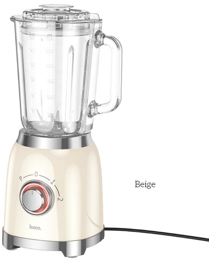 Hoco HJD21A Kitchen Retro Mixer, 600W, Μπεζ