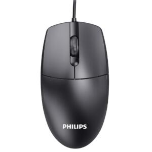 Philips SPK7247 Ενσυρματο Ποντικι, Μαυρο