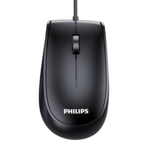 Philips SPK7217 Ενσυρματο Ποντικι, Μαυρο