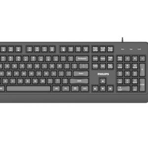 Philips SPT6247 Ενσυρματο ΣΕΤ Πληκτρολογιο/ποντικι, Μαυρο, GR