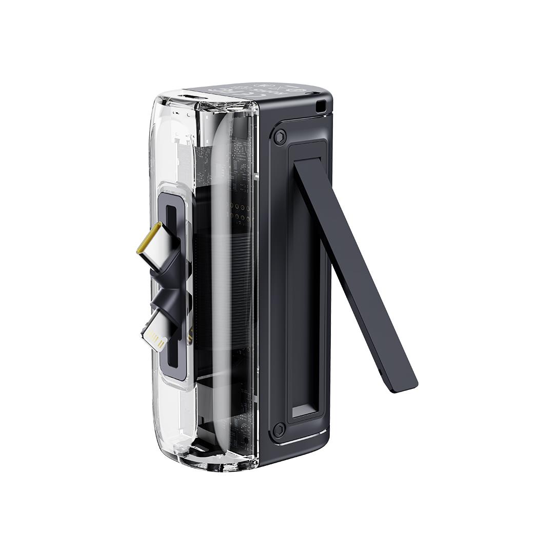 XO PR273 Powerbank 22.5W με Κεφαλη Lightning και Type-c, 5000 MAH