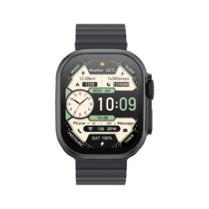 XO M11ULTRA Smart Watch, Ασυρματη Φορτιση, Κληση, Μαυρο