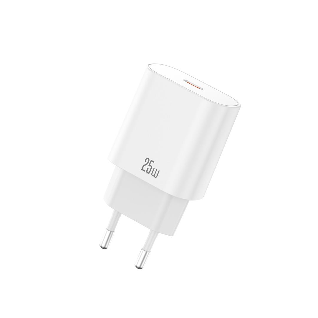 XO CE25 Φορτιστης PD25W, 1 Θυρα, Λευκος