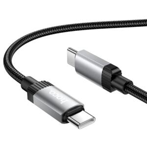 Hoco X117 Star Καλωδιο Φορισης και Δεδομενων 60W Type-c, 1M, Μαυρο