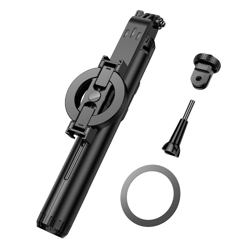 Hoco K25 Sherkhan Μαγνητικο Selfie Stick, Αλουμινιο, Μαυρο - Image 2