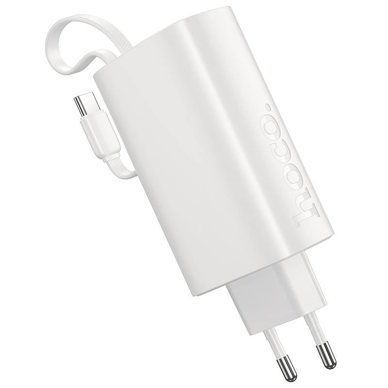 Hoco J148 Handy PD20W Power Bank Τοιχου, με Καλωδιο Type-c, 5.000MA...