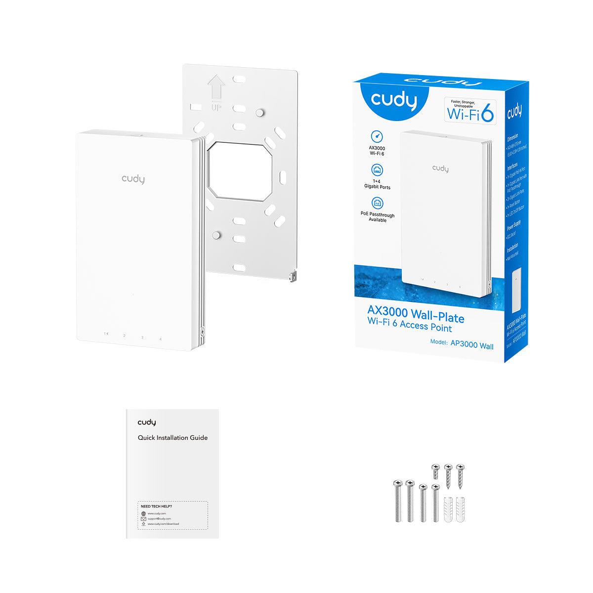 Cudy AX3000 Gigabit, WIFI6, Access Point, Τοιχου - Image 5