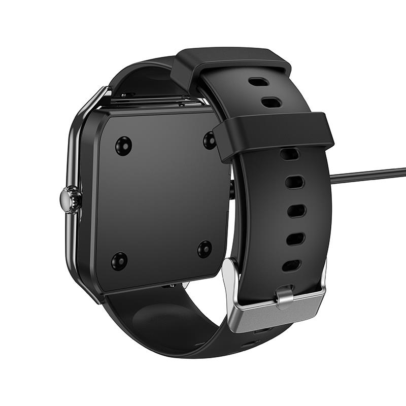 Hoco Καλωδιο Φορτισης για το Smart Watch Y28, Μαυρο - Image 2