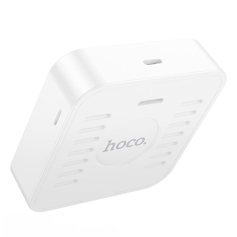 Hoco HX40 Ηλεκτρονικο Θερμομετρο, Υγρομετρο, Εσωτερικου Χορου, Λευκο - Image 2
