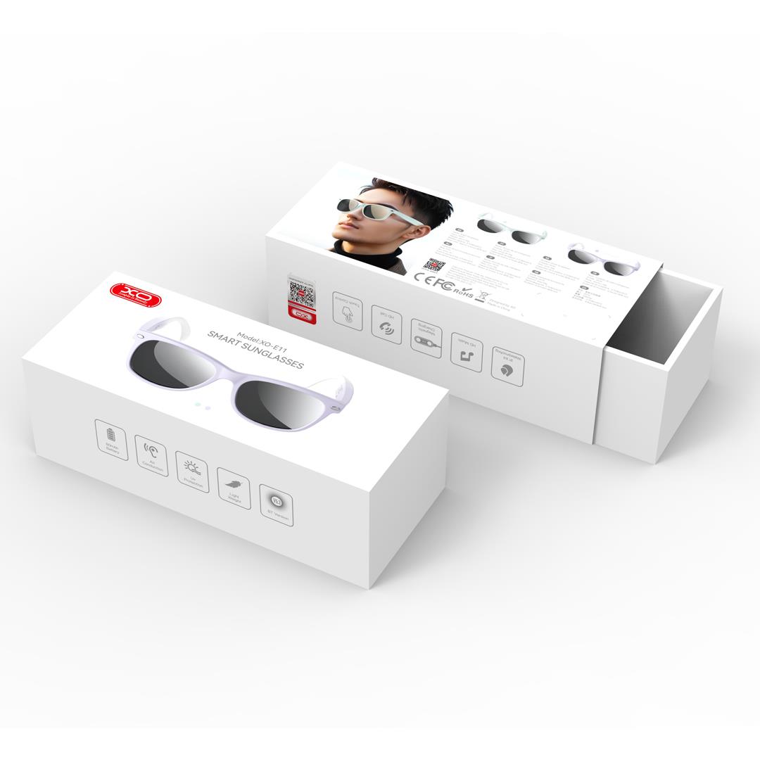 XO E11 Tianyou Smart Audio Glasses, UV Protective Sunglasses, ΜΩΒ - Image 2