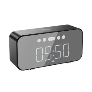 XO F41 Mirror Bluetooth Ηχειο, Ρολοι, Μαυρο