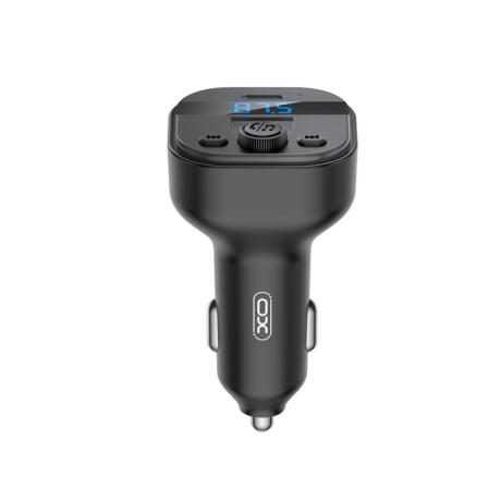 XO BCC18 Smart Φορτιστης Αυτοκινητου με Blyetooth MP3, 3A, Μαυρο