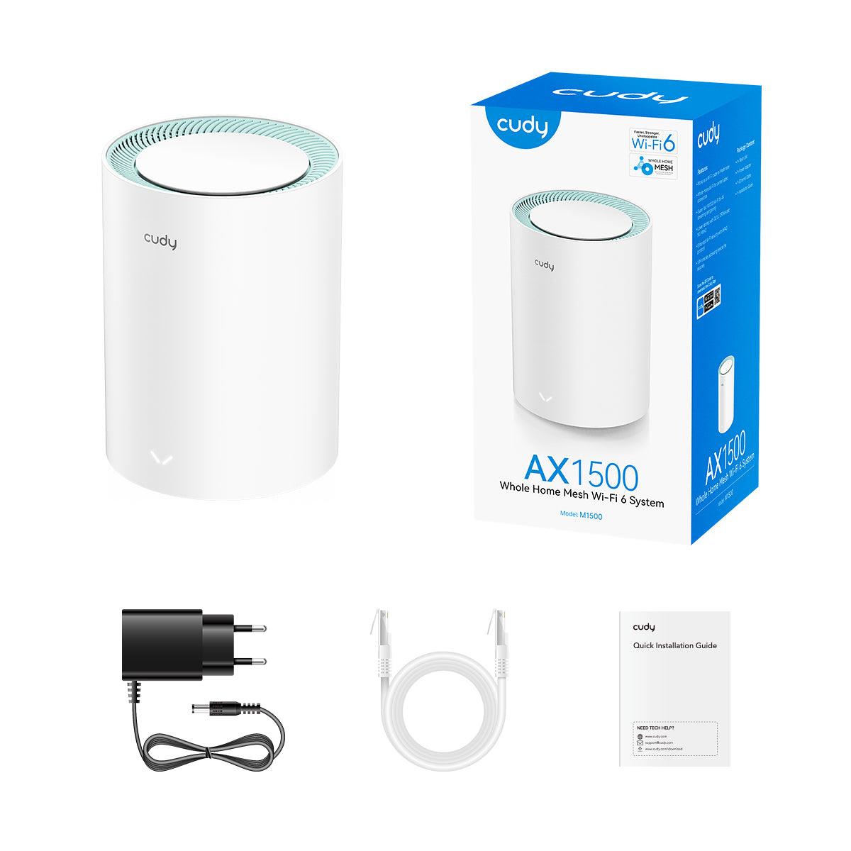 Cudy M1500 AX1500 Gigabit, WIFI 6, Mesh System, 1 Pack - Image 2