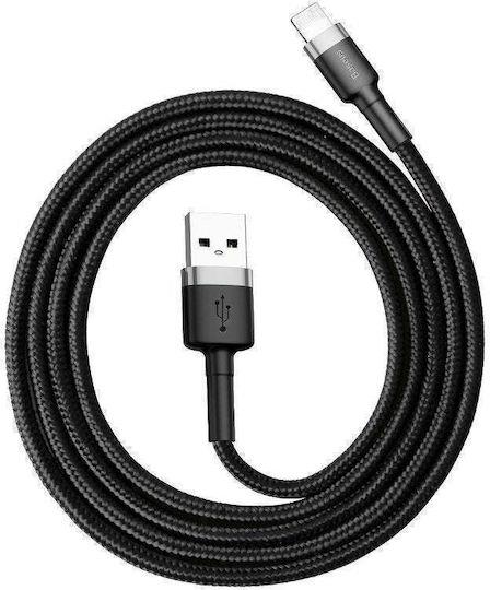 Baseus Cafule Καλωδιο Φορτισης, USB σε Lightning, 2M, 1.5A, Μαυρο