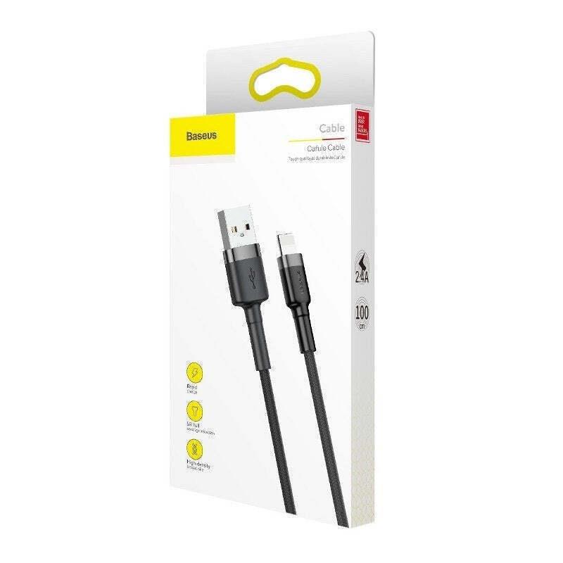 Baseus Cafule Καλωδιο Φορτισης, USB σε Lightning, 2M, 1.5A, Μαυρο - Image 3